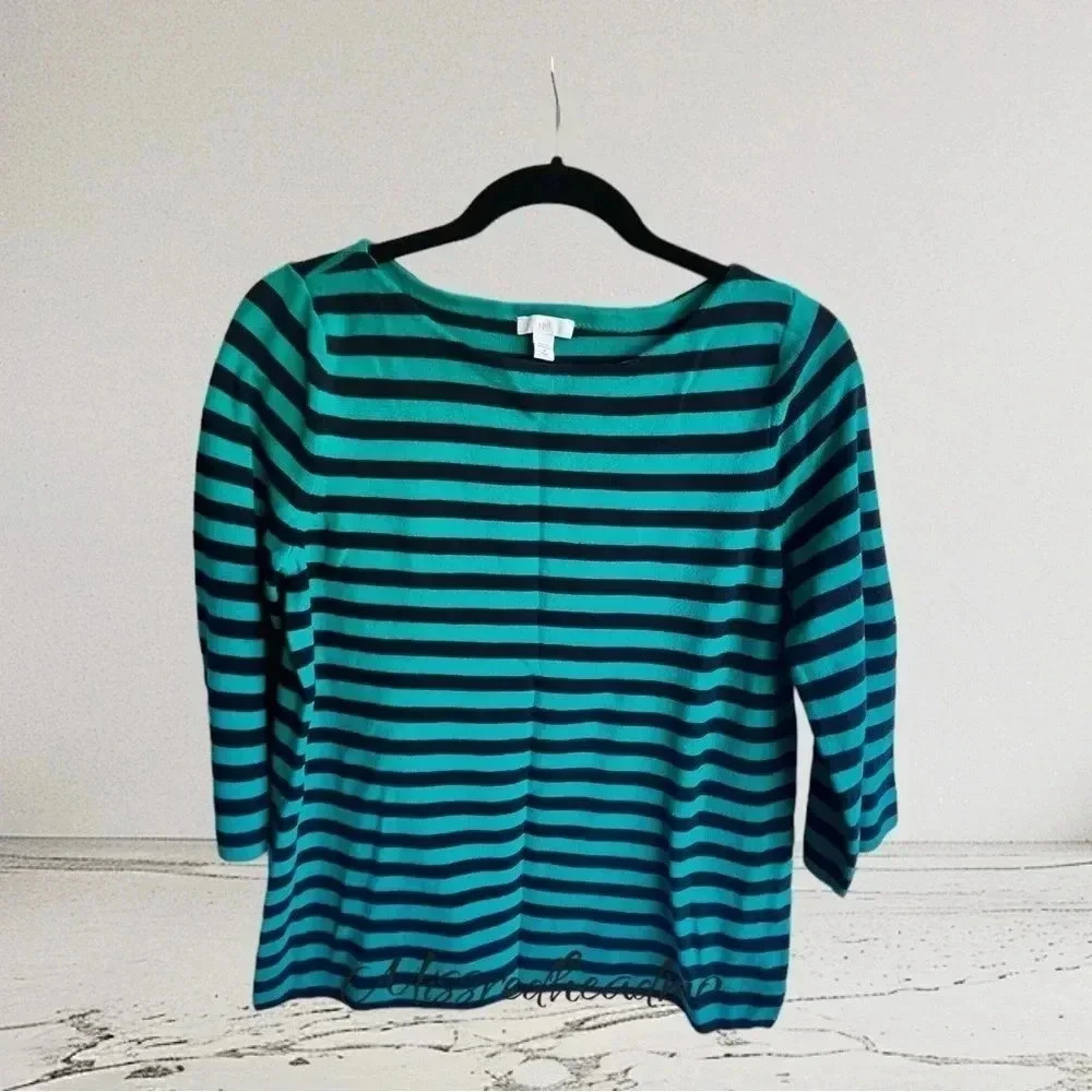 ~J. Jill~ Striped Shirt - Medium